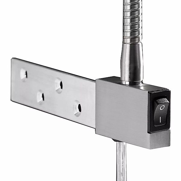 Fischer & Honsel LED-Bettleuchte Flex Lug 1x 5 W Nickel 5400 lm günstig online kaufen