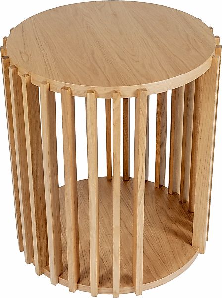 Woodman Beistelltisch "Drum, Breite/Tiefe/Höhe: 53/53/58 cm", Holzfurnier a günstig online kaufen