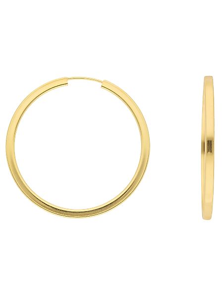 Adelia´s Paar Ohrhänger "1 Paar 333 Gold Ohrringe / Creolen Ø 38 mm", 333 G günstig online kaufen
