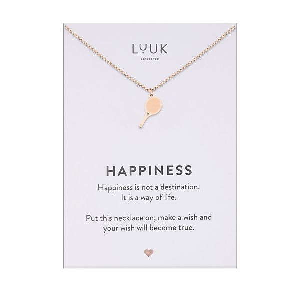 LUUK LIFESTYLE Kette mit Anhänger Tennisschläger, günstig online kaufen