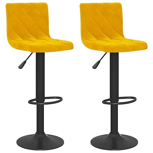 vidaXL Barhocker Barhocker 2 Stk. Senfgelb günstig online kaufen