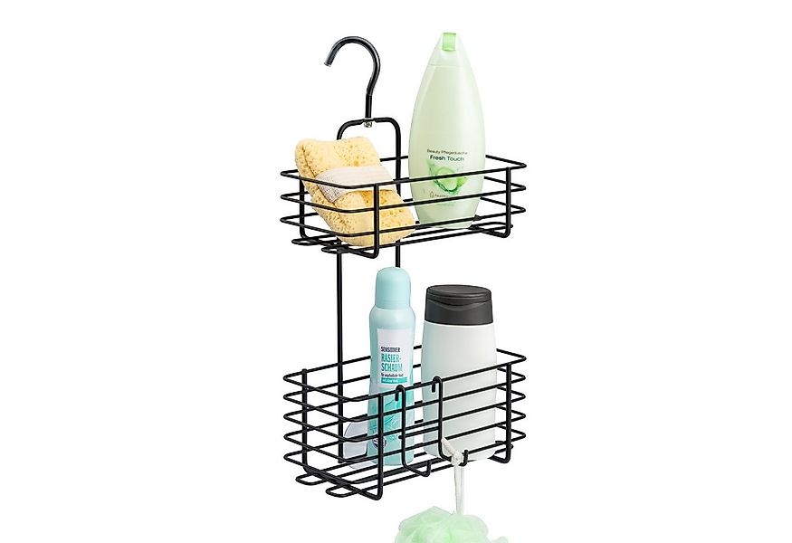 bremermann Duschregal Duschregal mit 2 Körben, zum Einhängen, schwarz günstig online kaufen