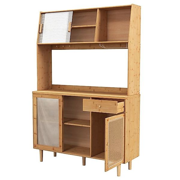 COSTWAY Küchenbuffet mit Aufsatz, Schublade & günstig online kaufen