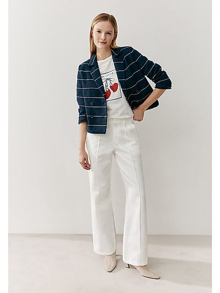 MORE&MORE Kurzblazer sportiver 3/4 Arm-Kurzblazer, gestreift günstig online kaufen