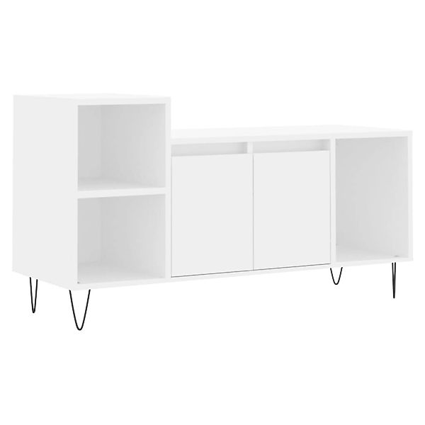 vidaXL TV-Schrank Weiß 100x35x55 cm Holzwerkstoff 831316 günstig online kaufen