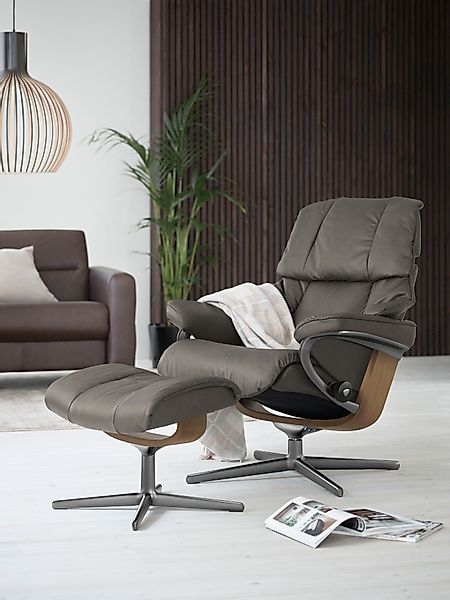 Stressless® Relaxsessel »Reno«, (Set, Relaxsessel mit Hocker), mit Hocker, günstig online kaufen