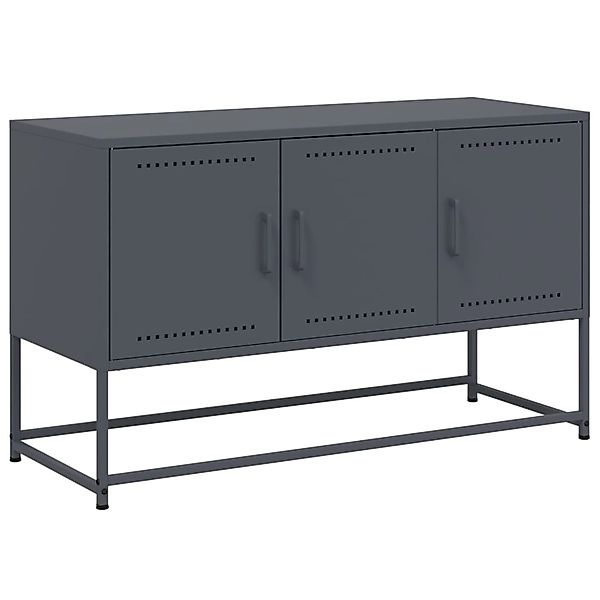 vidaXL TV-Schrank Anthrazit 100,5x39x60,5 cm Stahl 846478 günstig online kaufen