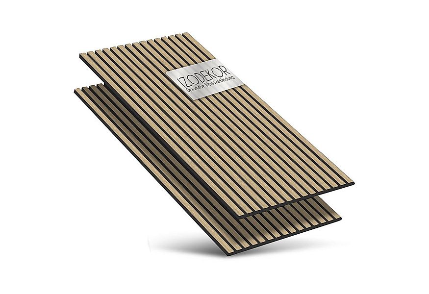 IZODEKOR 3D Wandpaneel IZODEKOR 3D Wandpaneele Holz Schalldämmung, Akustikp günstig online kaufen