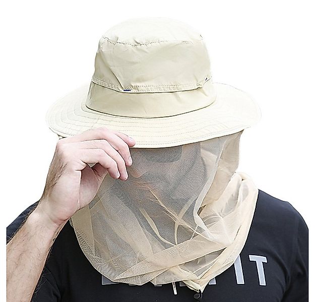 Coonoor Sonnenhut Safari Hut mit verstecktem Netz Mesh,Moskitonetz-Hut,Fisc günstig online kaufen