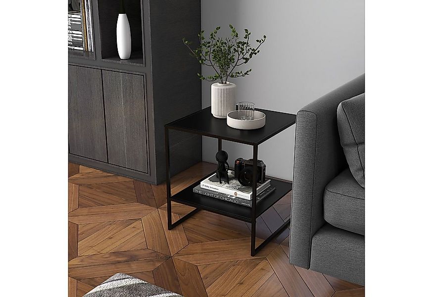 HOMCOM Beistelltisch Sofatisch, Nachttisch, Kaffeetisch im Industriedesign günstig online kaufen