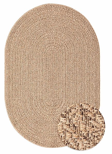 merinos Teppich "Kenzy 2" 10 mm Höhe robuster In- und Outdoor Teppich im na günstig online kaufen