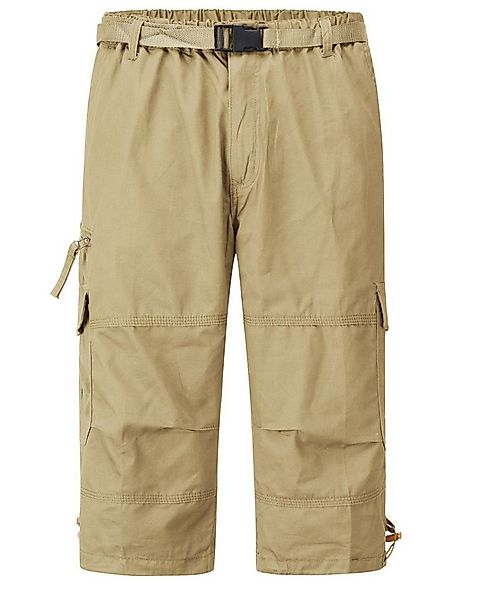 Allthemen Cargohose Herren 3/4 Cargo Shorts mit Gummiband günstig online kaufen