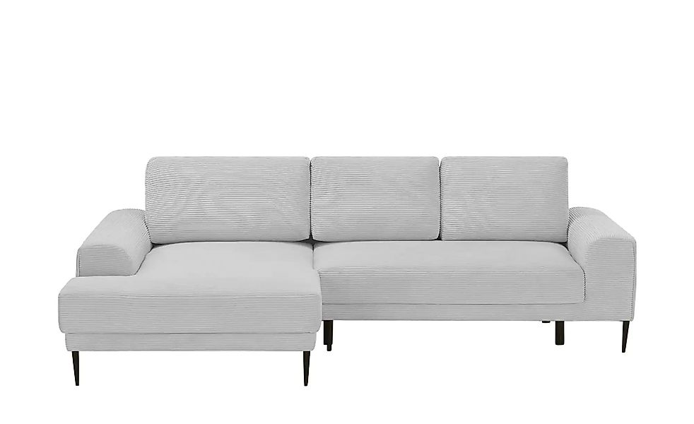 switch Ecksofa aus Cord Capitol ¦ silber ¦ Maße (cm): B: 276 H: 89 T: 175.0 günstig online kaufen