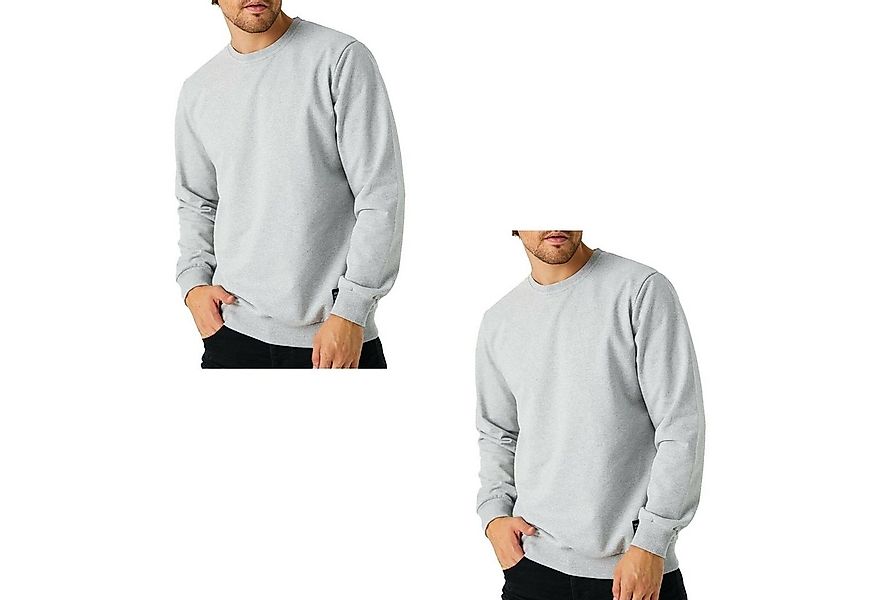 COMEOR Sweatshirt Herren Pullover bequeme Sweater (2-tlg) aus Baumwollmisch günstig online kaufen
