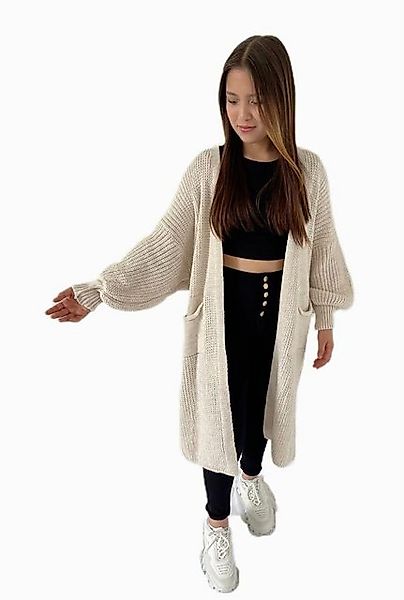 HELLO MISS Longstrickjacke Modisch Maxi Strickjacke günstig online kaufen