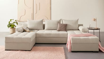 COLLECTION AB Wohnlandschaft Josy U-Form, B: günstig online kaufen