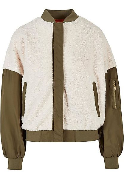 URBAN CLASSICS Bomberjacke Urban Classics Damen Ladies Oversized Sherpa Mix günstig online kaufen