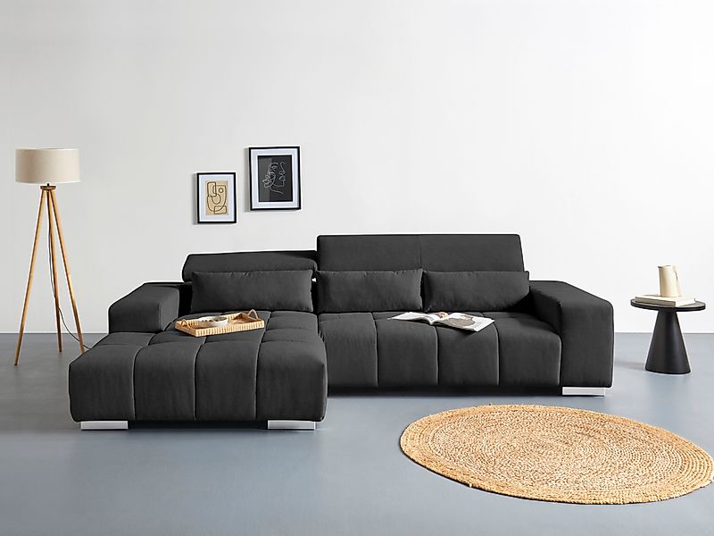 COTTA Ecksofa Orion L-Form, mit Kopfteilverstellung günstig online kaufen