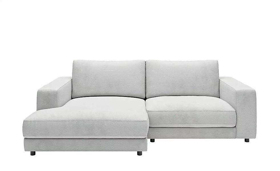 Jette Home Ecksofa in Feincord Sila ¦ grau ¦ Maße (cm): B: 250 H: 85 T: 170 günstig online kaufen