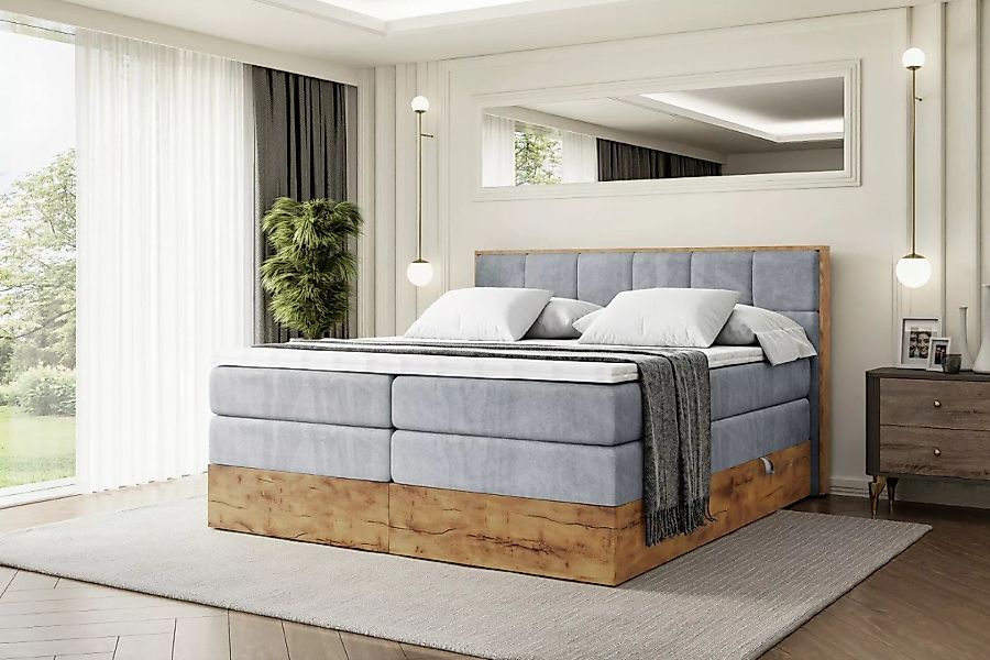 ALTDECOR Boxspringbett LOLLI7 KING (Multipocket-Matratze H4, günstig online kaufen