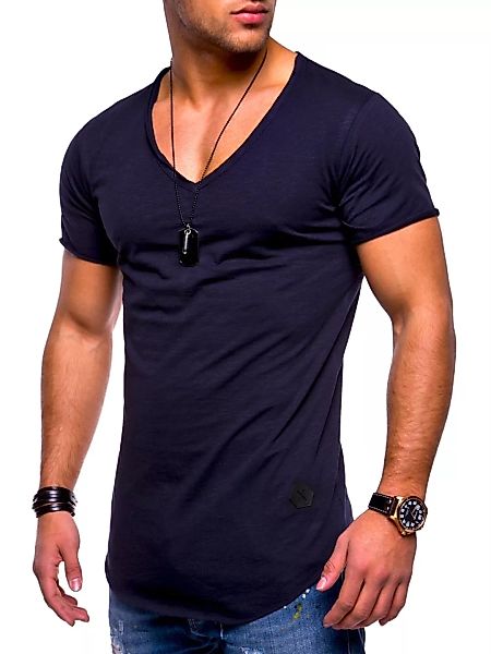 behype T-Shirt NUKE (1-tlg) mit V-Ausschnitt günstig online kaufen