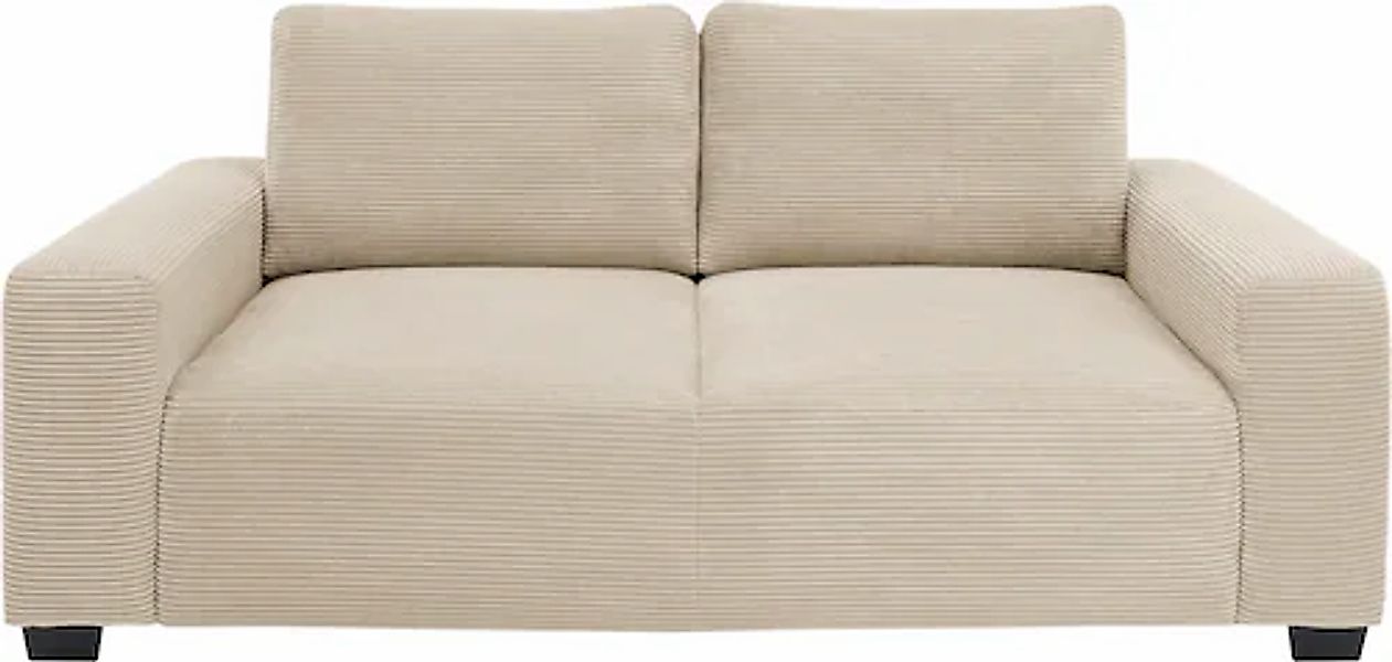ED EXCITING DESIGN 2-Sitzer »Elba«, Big-Sofa mit 2 Rückenkissen günstig online kaufen