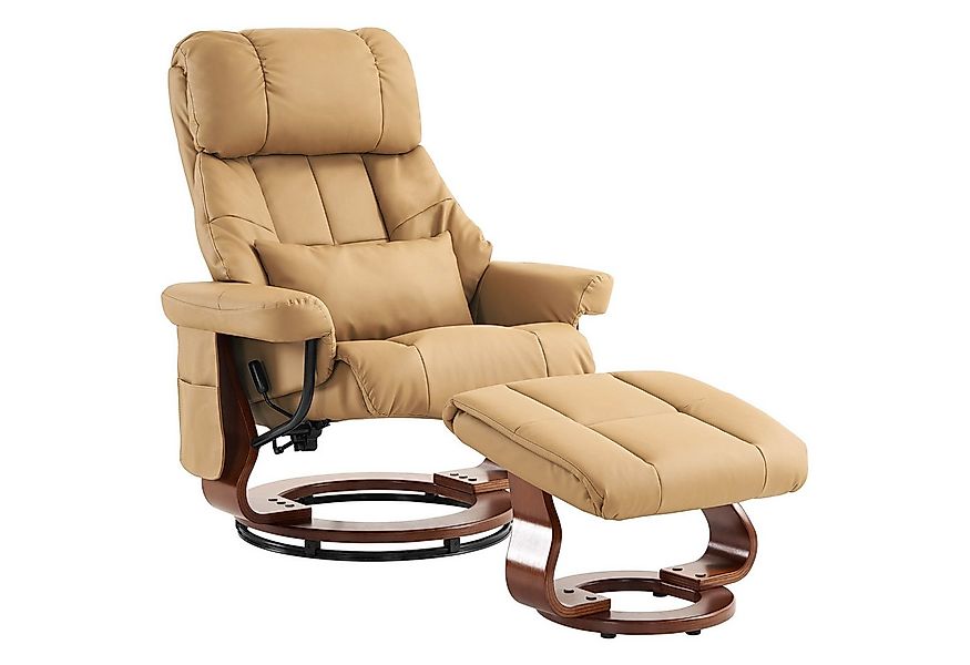 MCombo Relaxsessel MCombo Massagesessel mit Hocker 9068, 360°drehbarer Rela günstig online kaufen