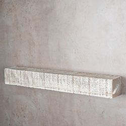 Levandeo® Wandregal, levandeo Wandregal Holz Massiv günstig online kaufen