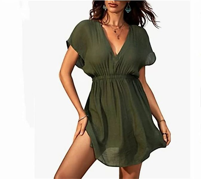 AFAZ New Trading UG Strandkleid Damen Bikini Cover Up Strandkleid V Ausschn günstig online kaufen