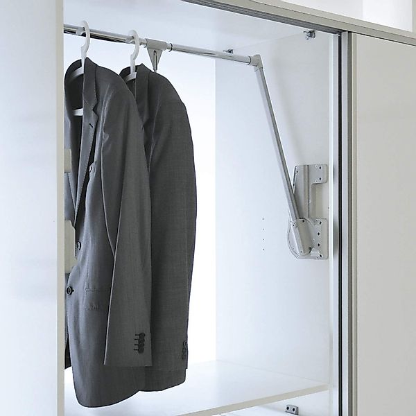 SO-TECH® Kleiderstange Kleiderlift mit Teleskop-Breitenverstellung 850 günstig online kaufen