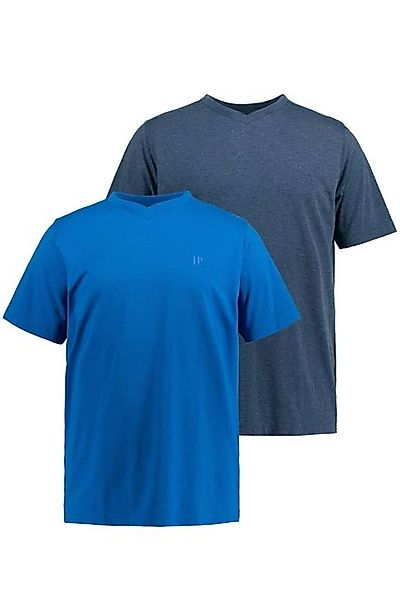 JP1880 T-Shirt T-Shirts Basic 2er-Pack V-Ausschnitt Halbarm (2-tlg) günstig online kaufen