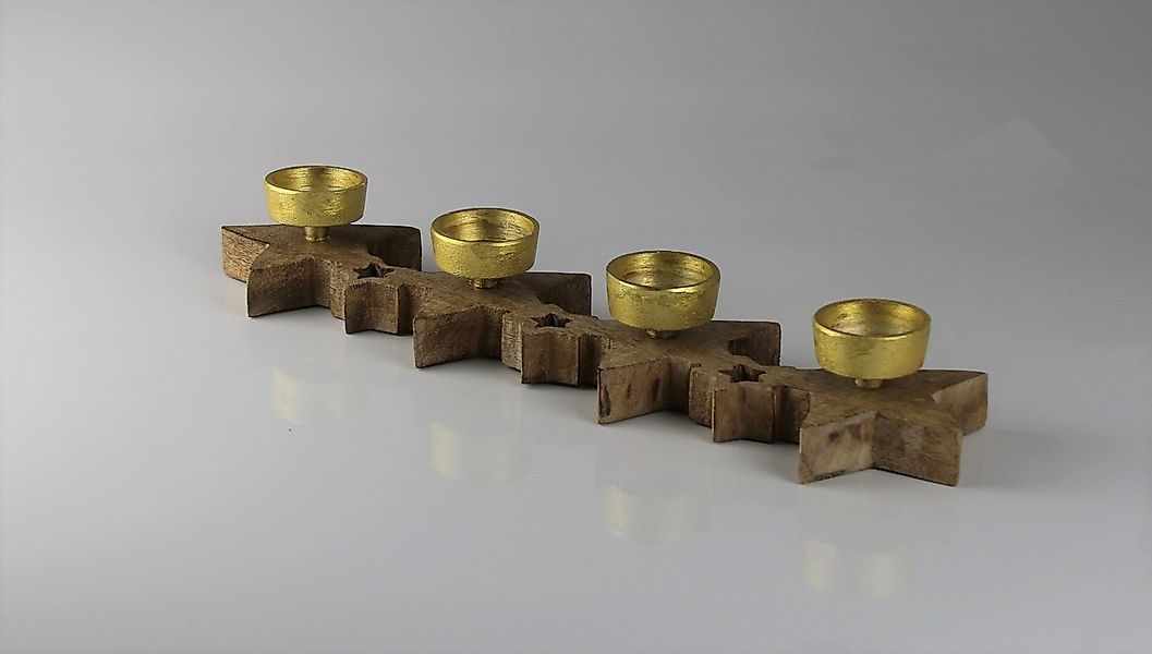 AM Design Adventsleuchter aus Holz (1 St), BxH: 42x10 cm günstig online kaufen