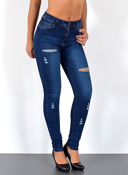 ESRA Skinny-fit-Jeans S600 Damen Skinny Fit günstig online kaufen
