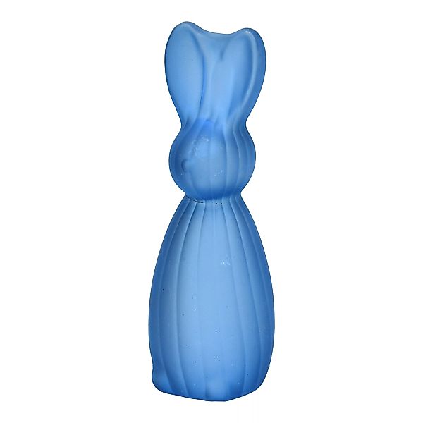 Dekofigur HASE RILLEN Glas ca., dkl-blau günstig online kaufen