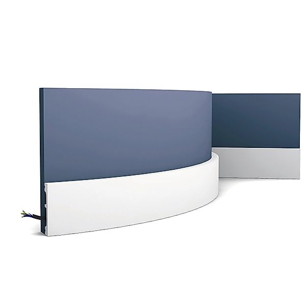 ORAC DECOR SX157F AXXENT SQUARE Flexible Sockelleiste Wandleiste Zierleiste günstig online kaufen