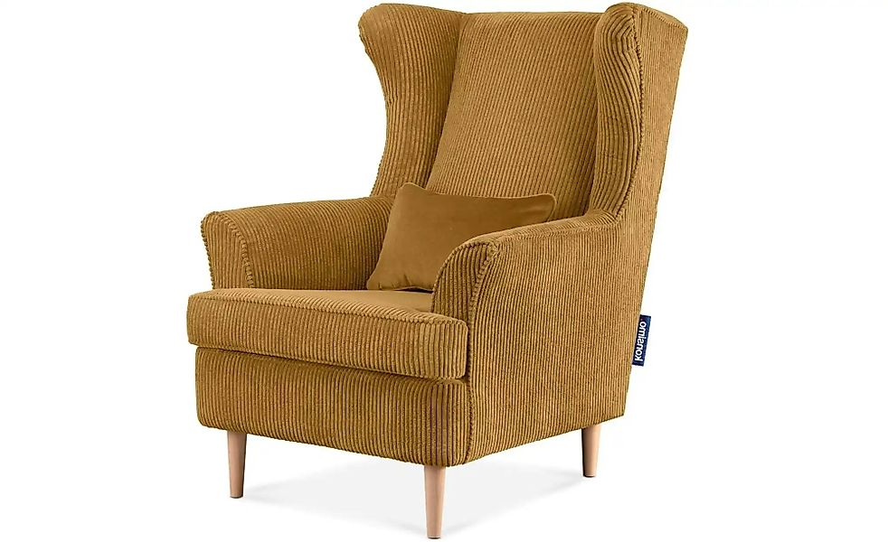 KONSIMO Ohrensessel  Stralis ¦ gelb ¦ Maße (cm): B: 82 H: 108 Polstermöbel günstig online kaufen