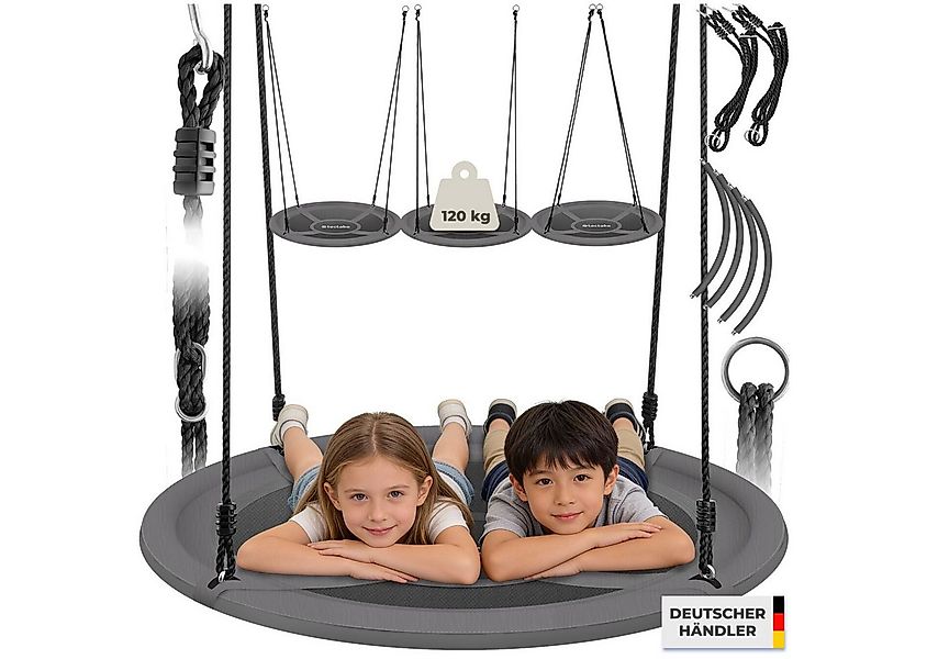 tectake Nestschaukel Teilerschaukel Swayer, höhenverstellbar, 120 kg, (Komp günstig online kaufen