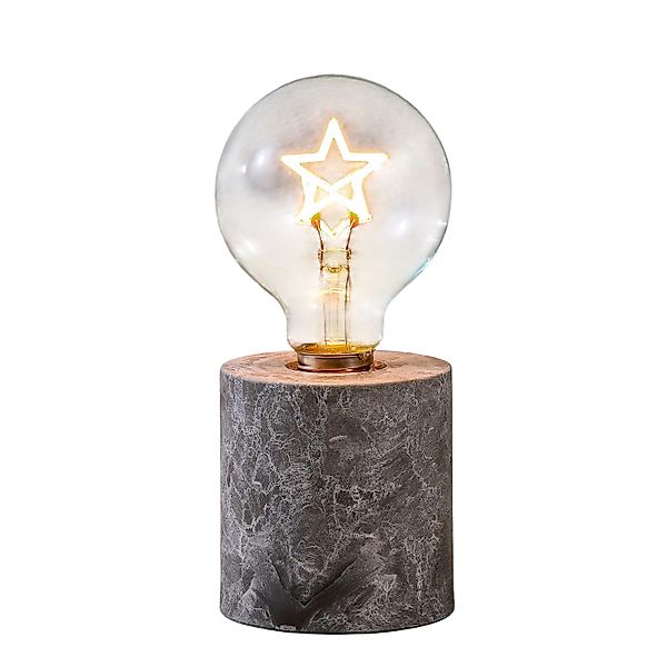 Luca Lighting Tischlampe Stern Warm Weiß mit Timer 18 cm x Ø 8 cm günstig online kaufen