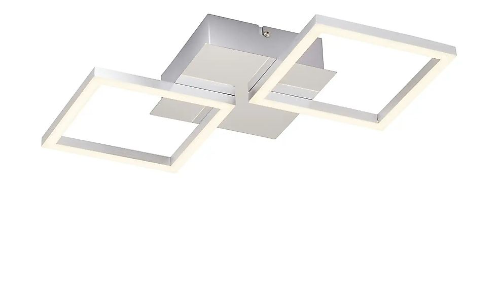 KHG LED-Deckenleuchte  2-flammig  Alu   ¦ silber ¦ Maße (cm): B: 47 H: 6 T: günstig online kaufen