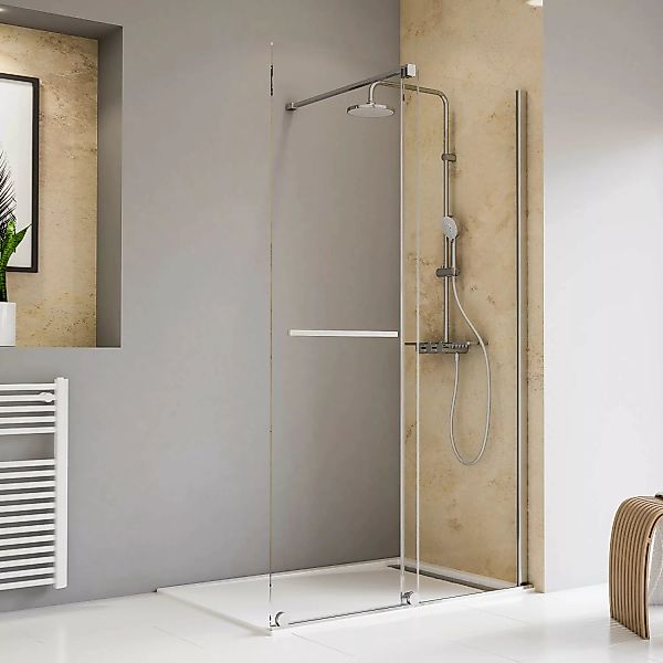 Schulte Walk-In Dusche mit Schiebetür Toura Türanschlag links 120 x 200 cm günstig online kaufen