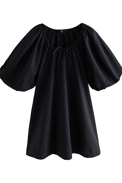 Next Minikleid Baumwoll-Minikleid mit Puffärmeln und günstig online kaufen