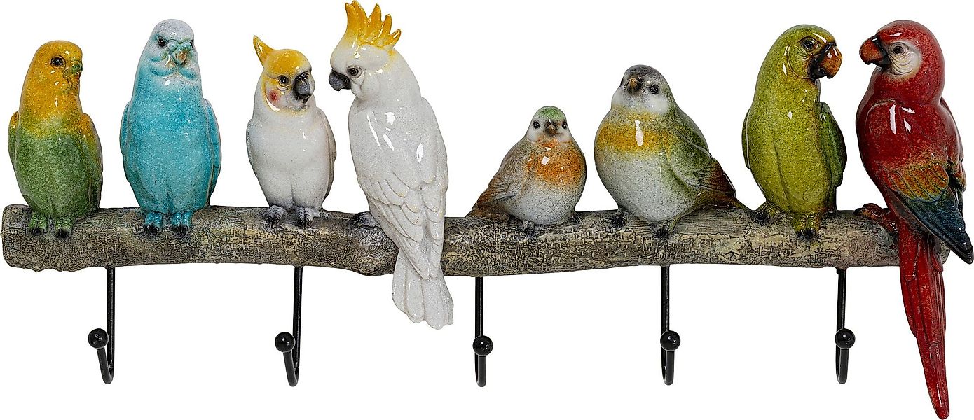 Kare Design Wandgarderobe Wandgarderobe Exotic Birds günstig online kaufen