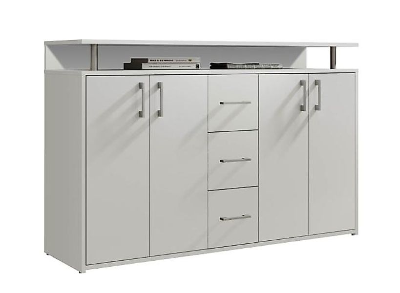 Highboard ca.139x90x34 cm Weiß günstig online kaufen