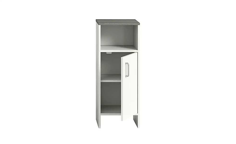 xonox.home Stauraumschrank Weiß Melamin Modern 33x80x31 cm günstig online kaufen