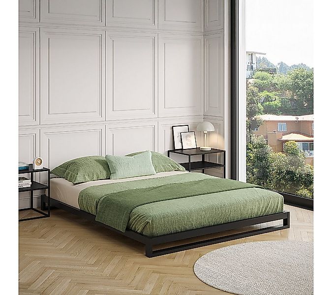 skølm Bettgestell Vidar inkl. Lattenrost, Metallbett 160x200, auch verfügba günstig online kaufen