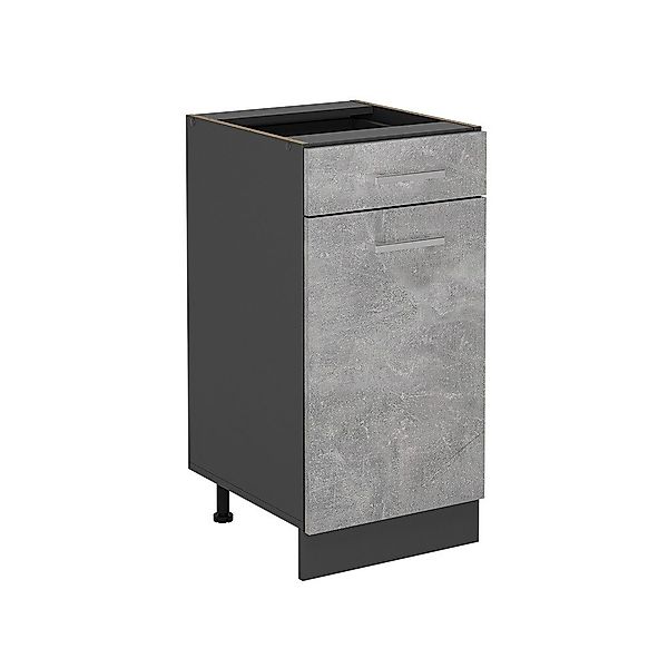 Vicco Unterschrank R-Line, Beton/Anthrazit, 40 cm günstig online kaufen