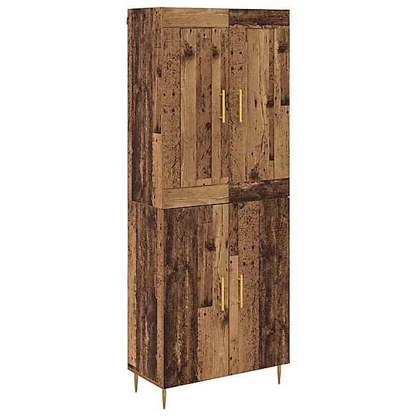 vidaXL Highboard Altholz 69,5 x 34 x 180 cm Holzwerkstoff 3415670 günstig online kaufen
