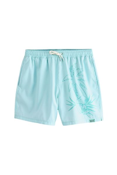 Next Badeshorts Lizenzierte Badeshorts mit Blätter-Print günstig online kaufen
