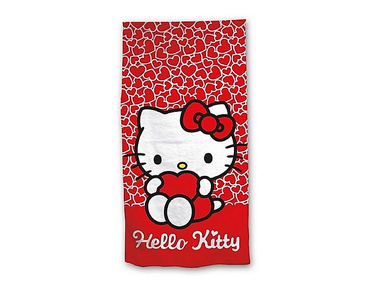 Hello Kitty Strandtuch Strandtuch 140x70 cm Weiches Badehandtuch für Fans günstig online kaufen