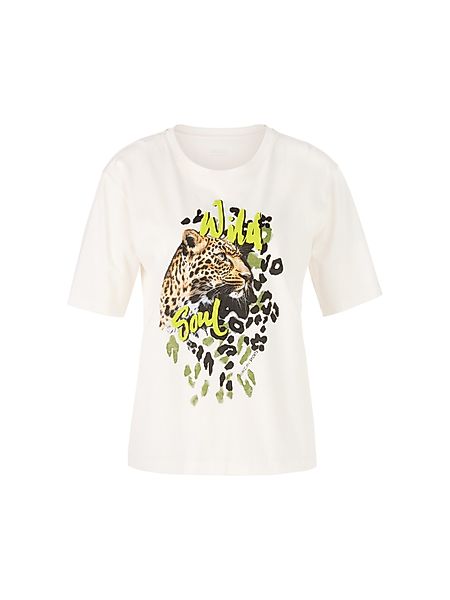 Marc Cain T-Shirt Bedrucktes T-Shirt „Rethink günstig online kaufen